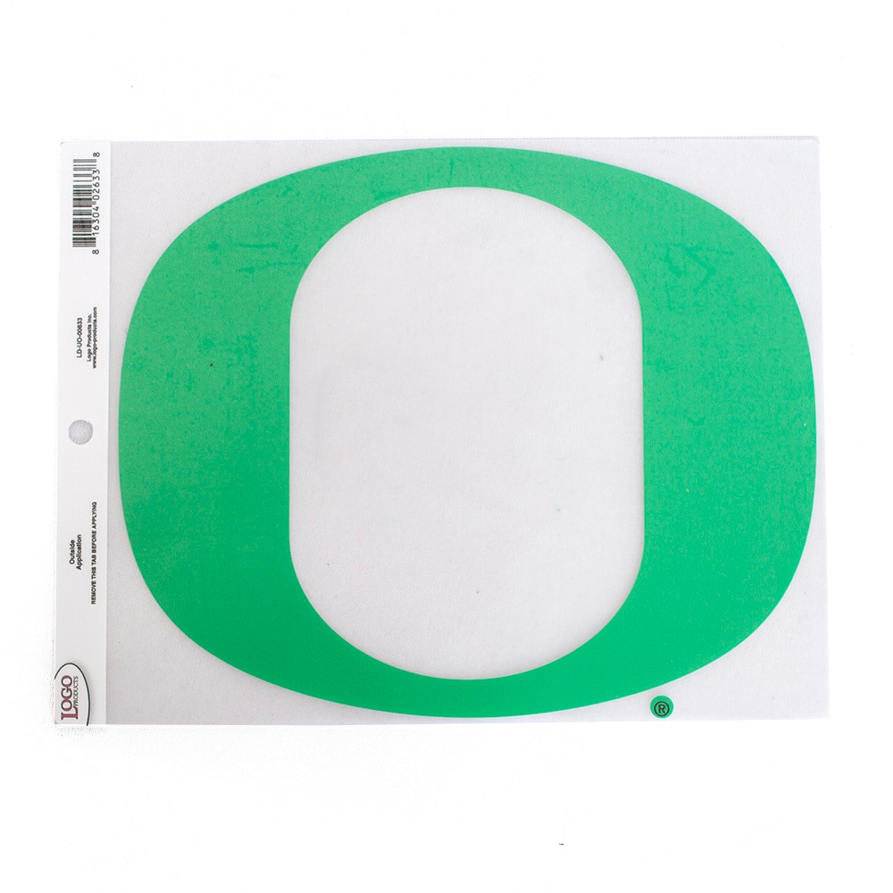 Classic Oregon O, Logo Brand, Green, Decal - Outside Application, Home & Auto, 7", Vinyl, 907540